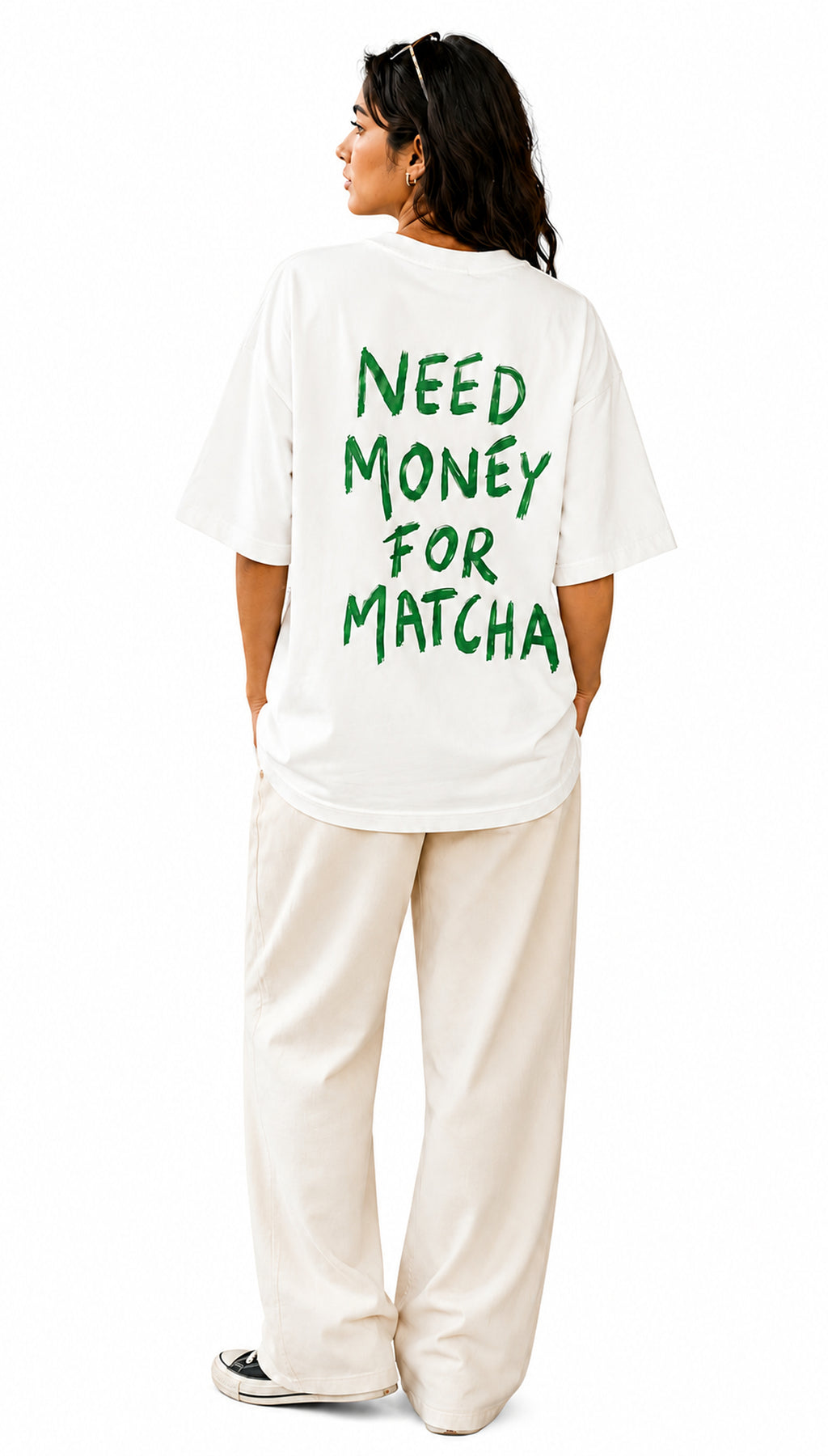 Need Money For Matcha Oversized T-Shirt