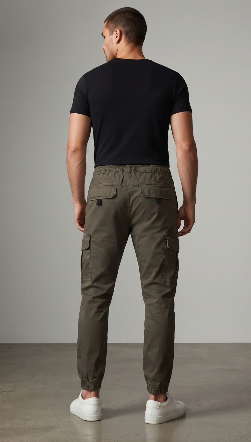 Mens Cargo Jogger Pants